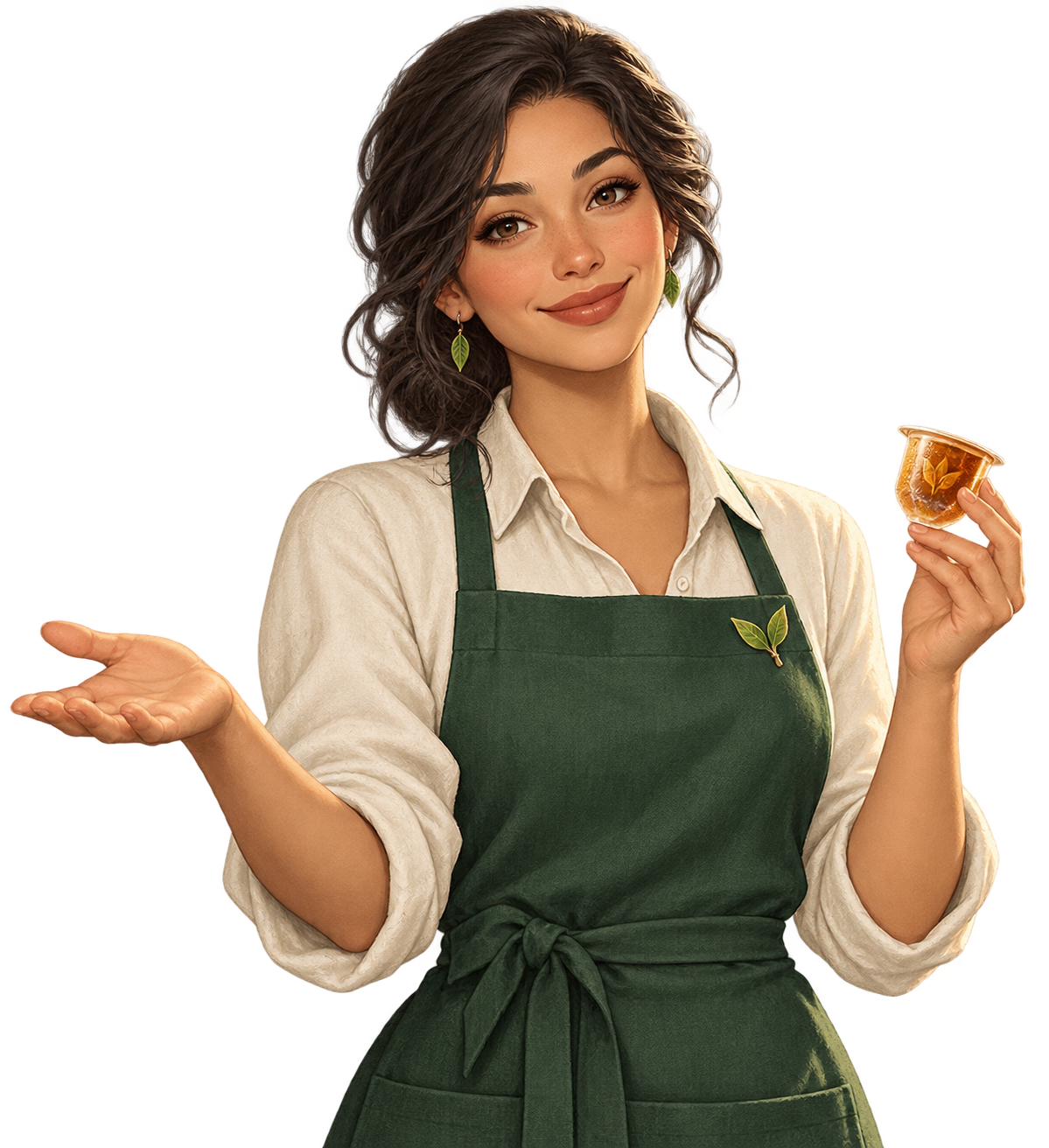 Virelia, your tea shop manager